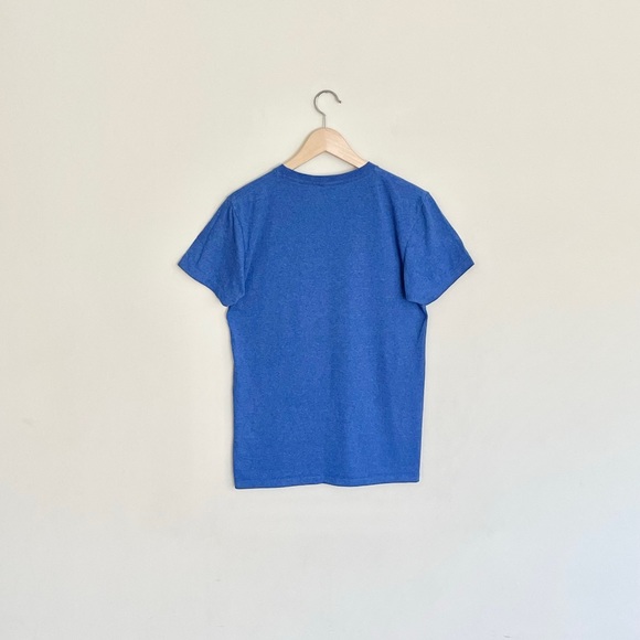 Blockbuster “Make It A Blockbuster Night” Graphic Blue T Shirt Adult size Small - Picture 4 of 6